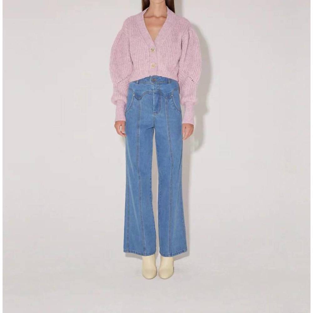 NEW MAGALI PASCAL sienna cardigan in lavender